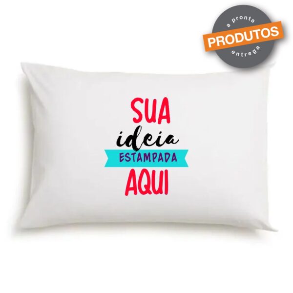 Fronha De Travesseiro Estampada Personalizada - Fronha Avulsa Infantil E Adulto - Capa Para Travesseiro